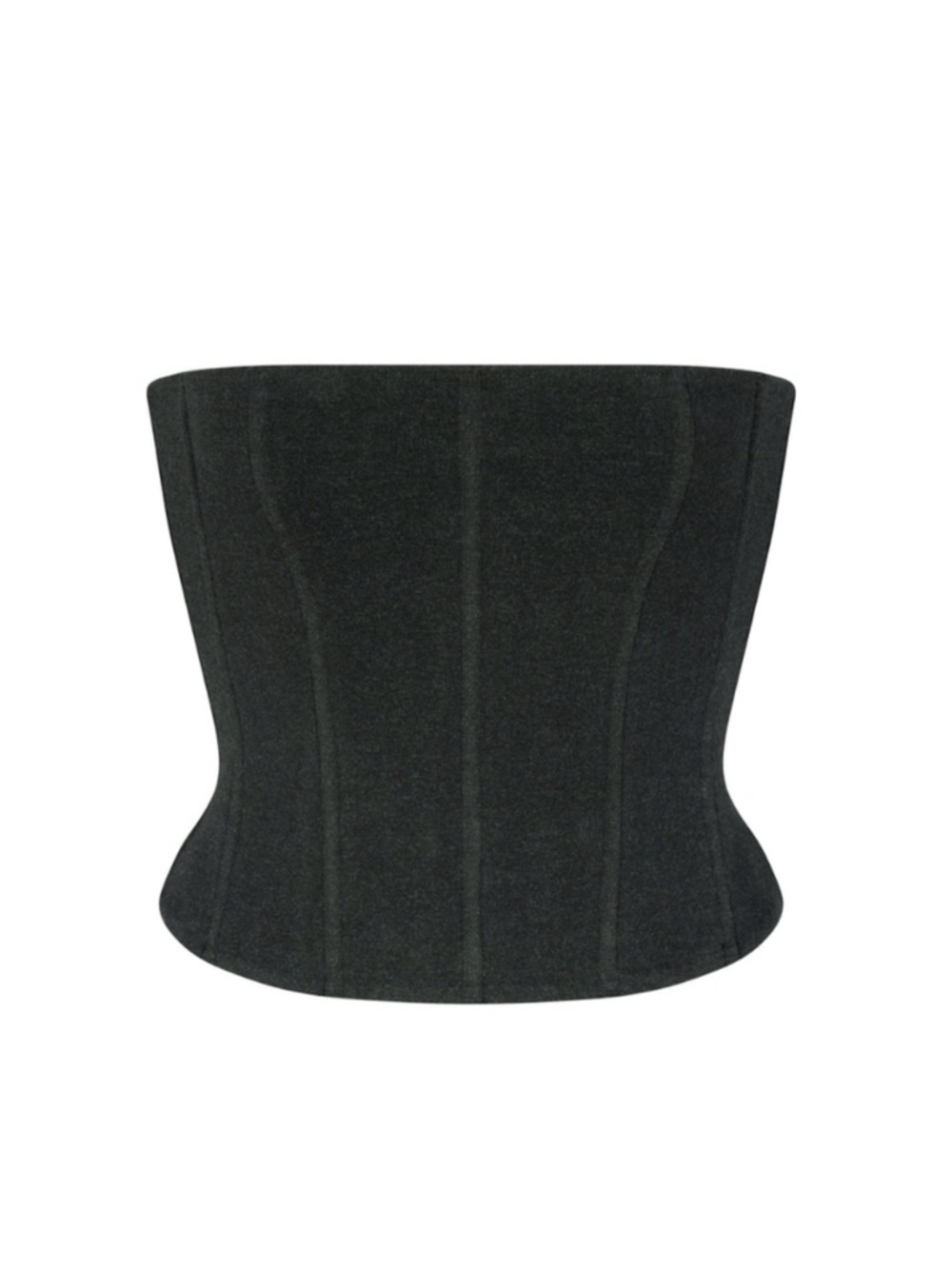 SKIMS Strapless Waist-Cinch Corset Top IN WASHED ONYX 4X